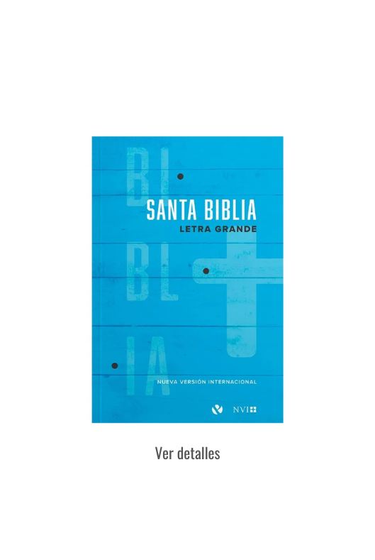 BIBLIA NVI LETRA GRANDE PASTA SUAVE