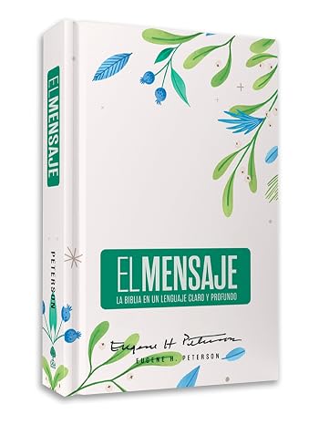 BIBLIA EL MENSAJE PASTA DURA FLORAL - Image 2