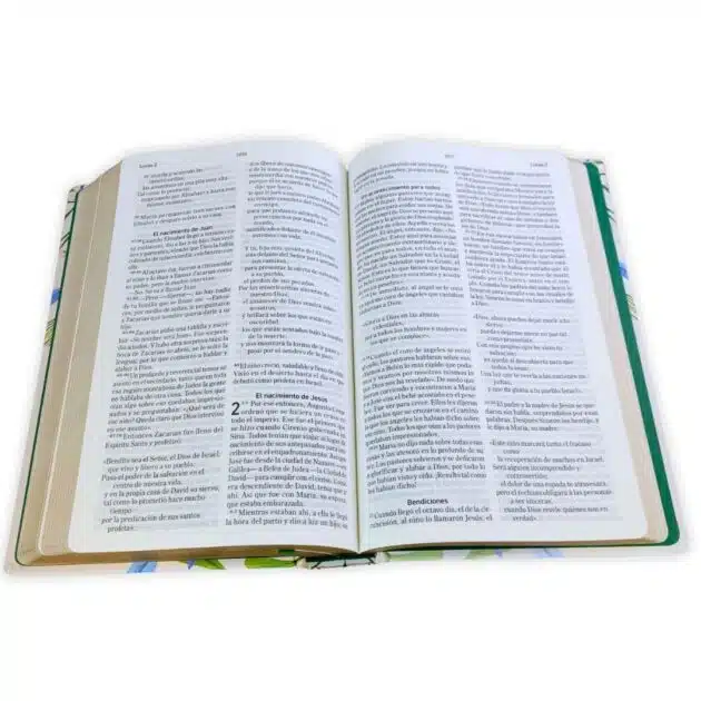 BIBLIA EL MENSAJE PASTA DURA FLORAL - Image 4