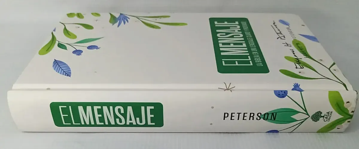 BIBLIA EL MENSAJE PASTA DURA FLORAL - Image 10