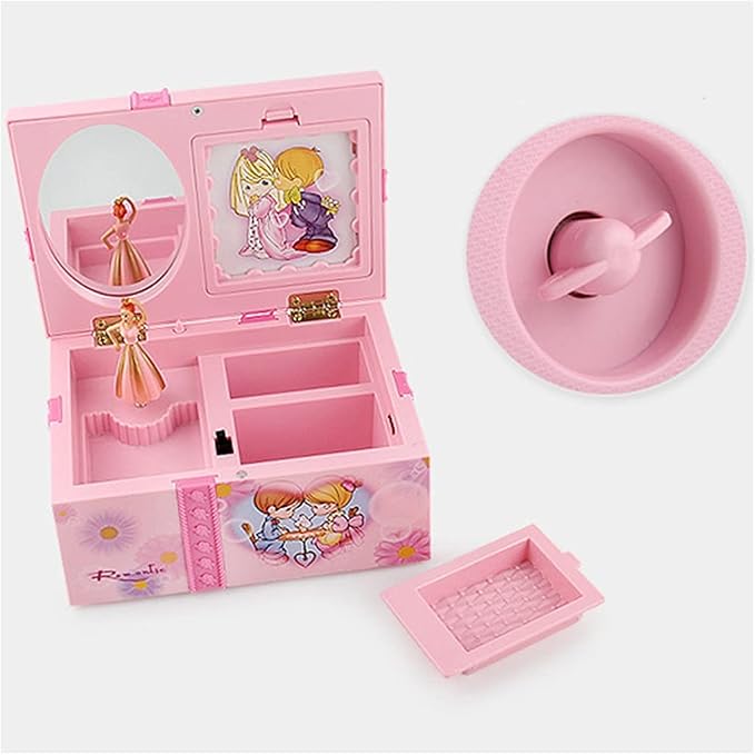 CAJA MUSICAL DE NIÑA CUADRADA - Image 2