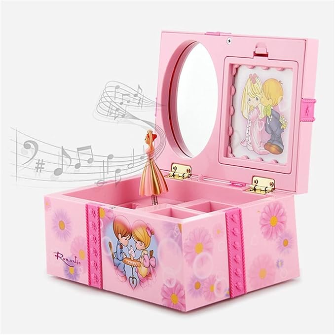 CAJA MUSICAL DE NIÑA CUADRADA - Image 3