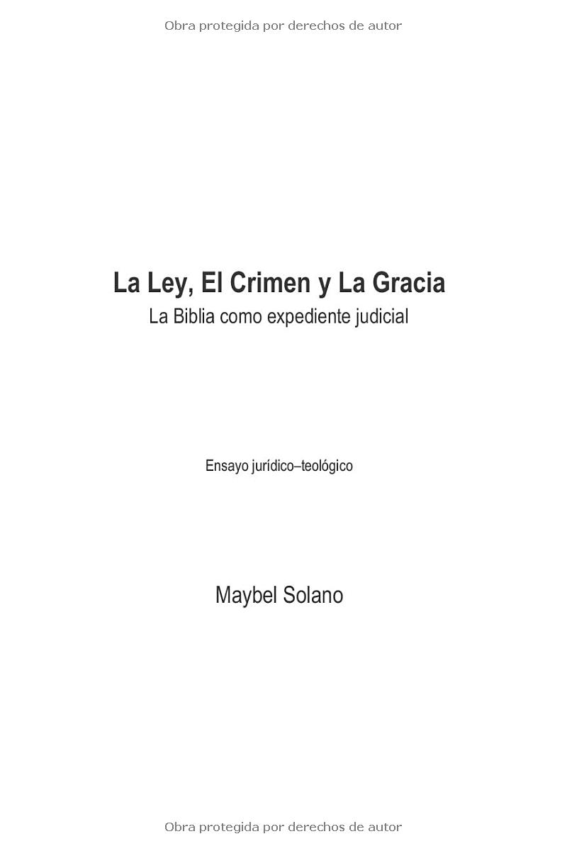 LA LEY EL CRIMEN Y LA GRACIA- MAYBEL SOLANO - Image 14