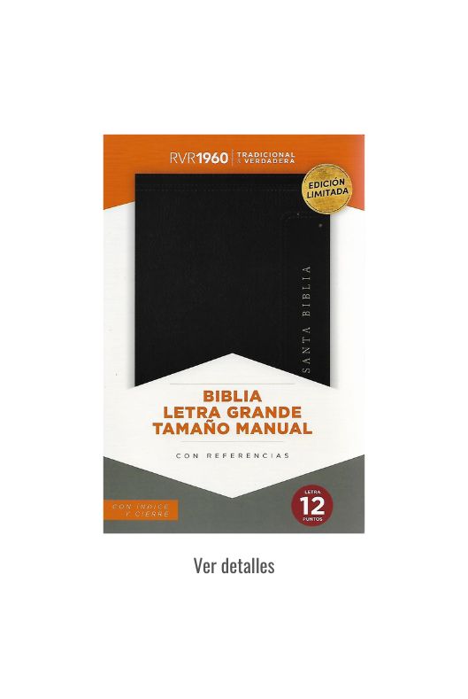 BIBLIA RV1960 LETRA GRANDE CON CIERRE