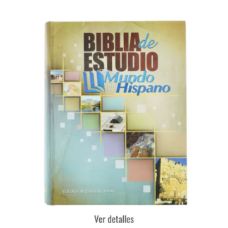 BIBLIA DE ESTUDIO MUNDO HISPANO PASTA DURA