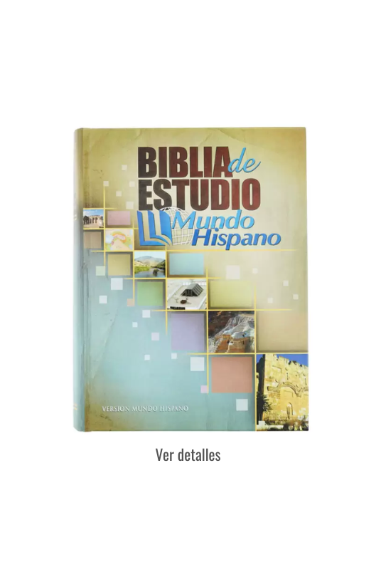 BIBLIA DE ESTUDIO MUNDO HISPANO PASTA DURA