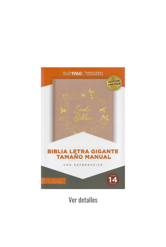 BIBLIA RV1960 LETRA GIGANTE CON CIERRE