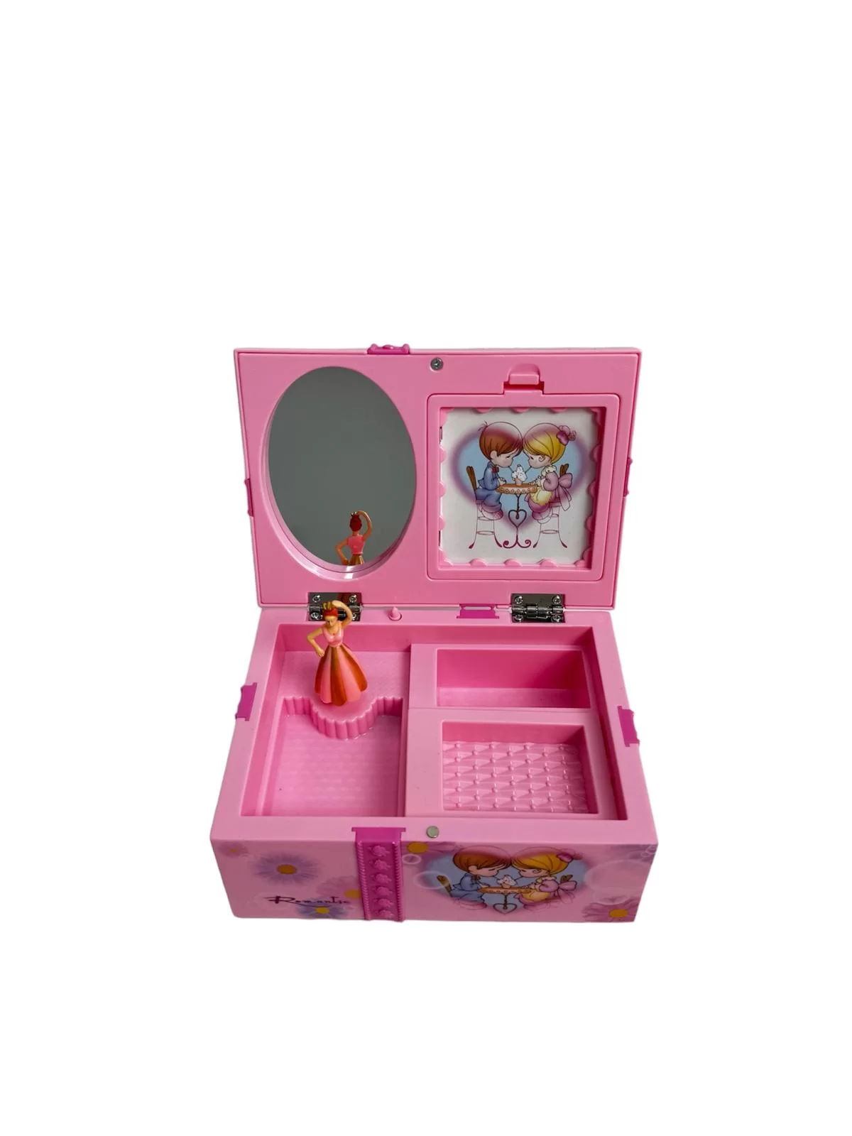 CAJA MUSICAL DE NIÑA CUADRADA