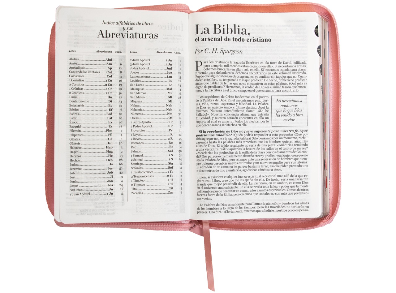 BIBLIA RV1960 LETRA GRANDE ROSA CON CIERRE - Image 7