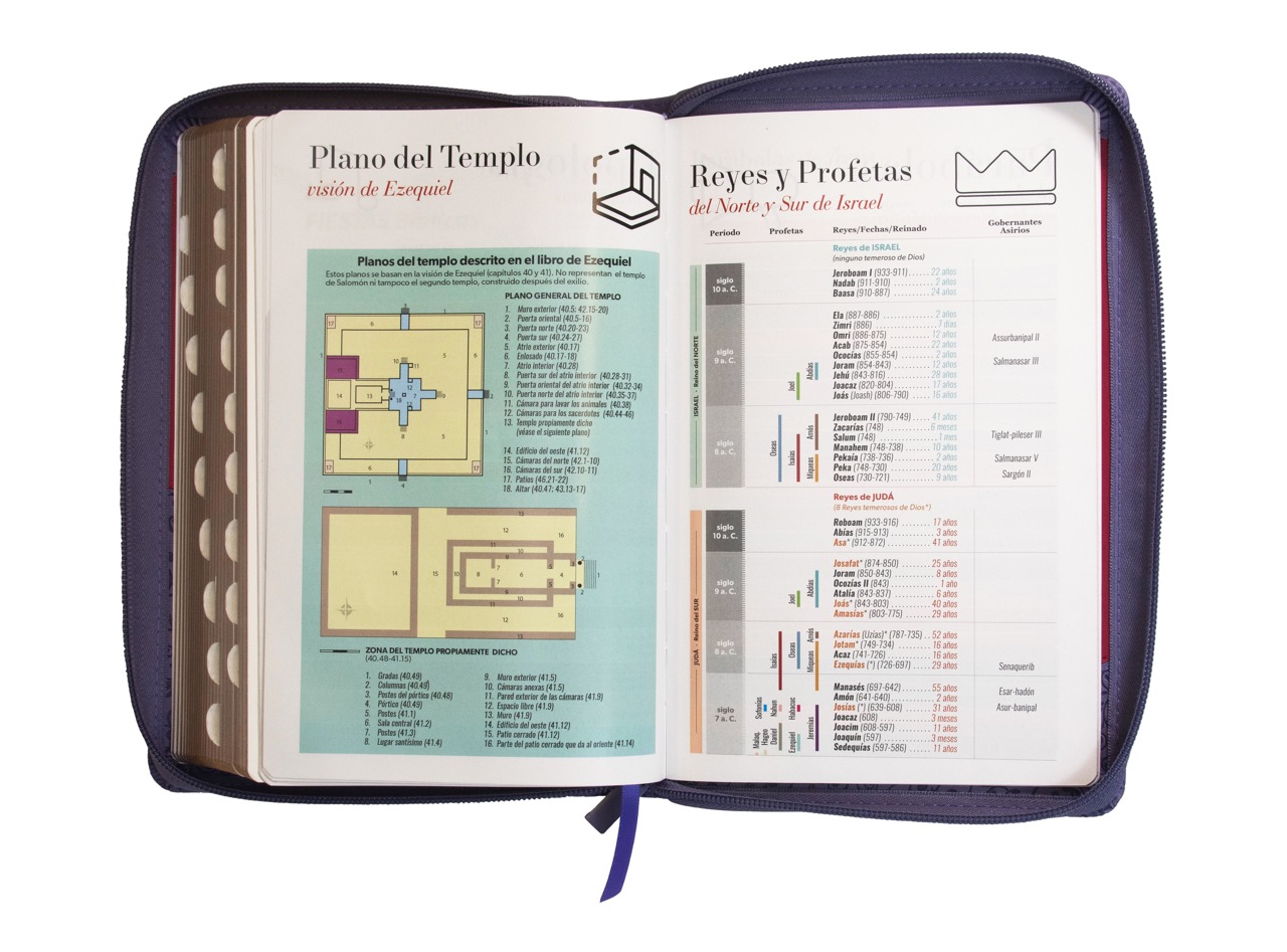 BIBLIA RV1960 LETRA GRANDE LILA CON CIERRE - Image 4