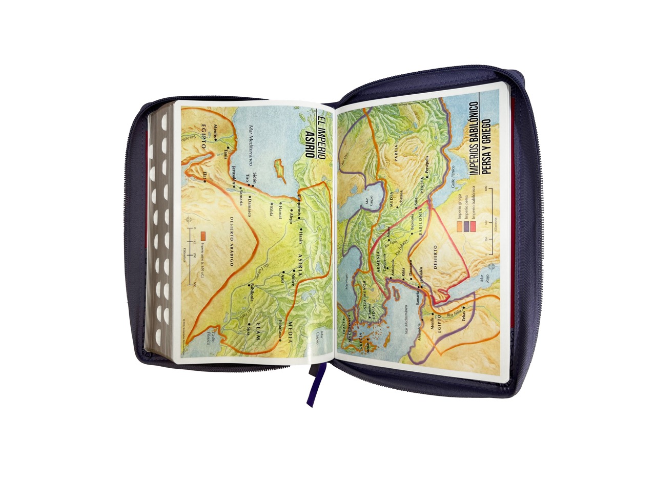 BIBLIA RV1960 LETRA GRANDE LILA CON CIERRE - Image 2