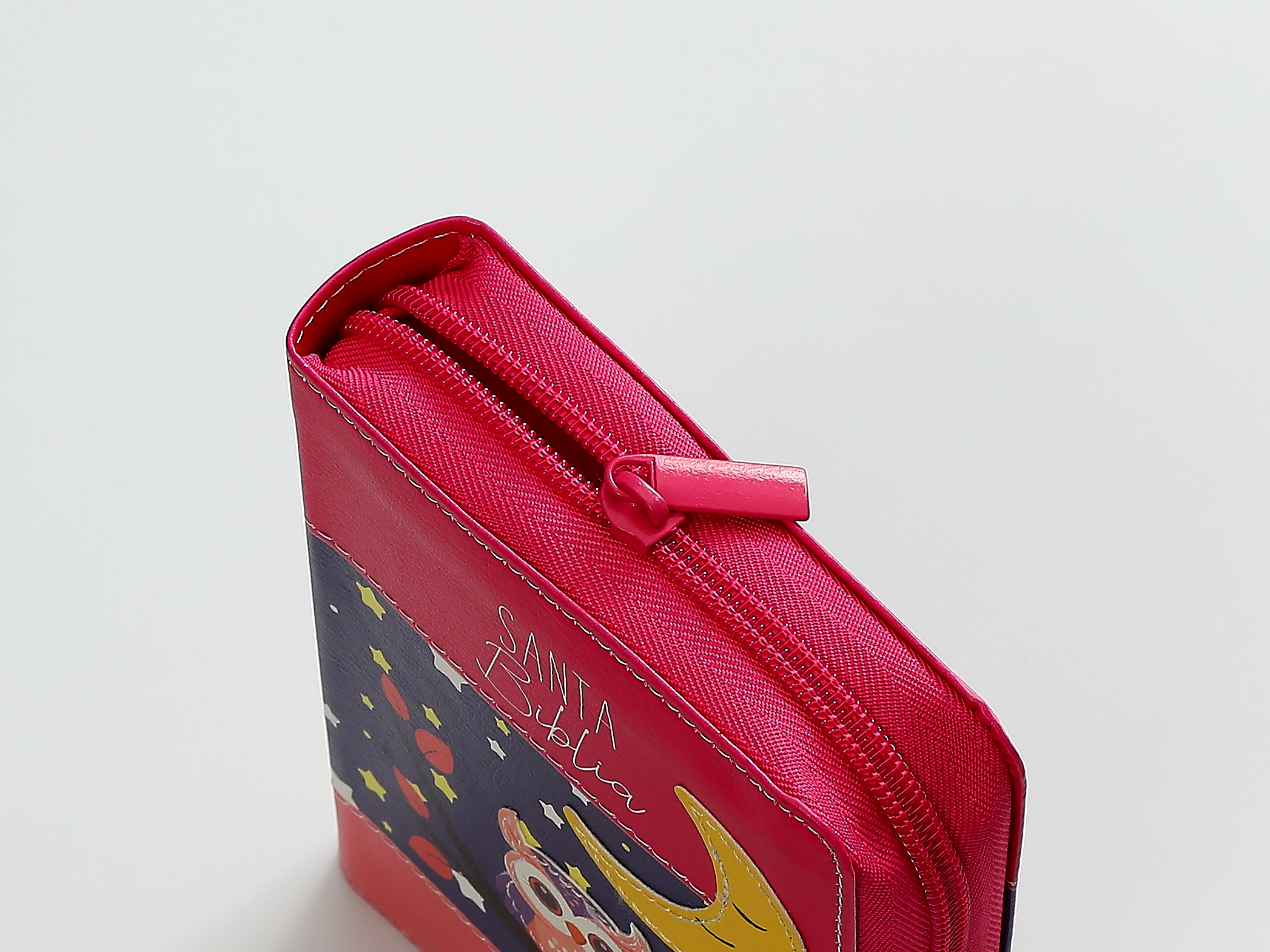 BIBLIA RV1960 CORAL BUHO CON ZIPER - Image 4