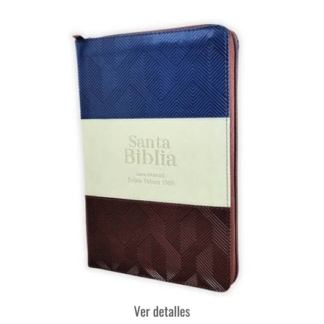 BIBLIA RV1960 LETRA GRANDE CON ZIPER