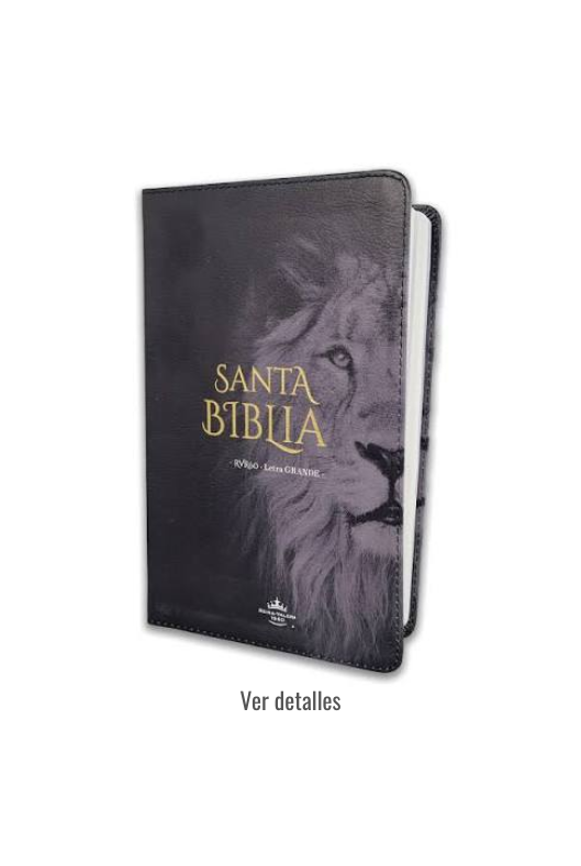 BIBLIA RV1960 LETRA GRANDE DISEÑO LEON